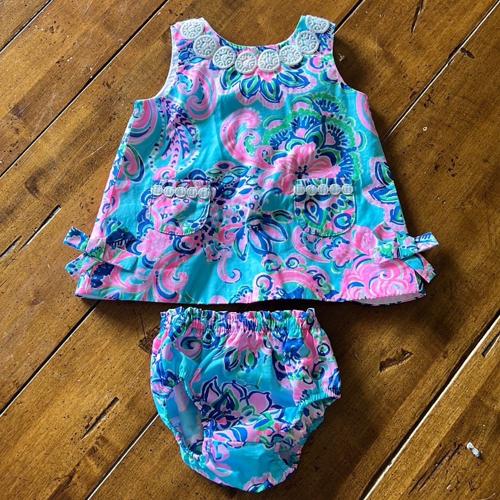 Lilly Pulitzer Knit Shift Dress 3-6 months